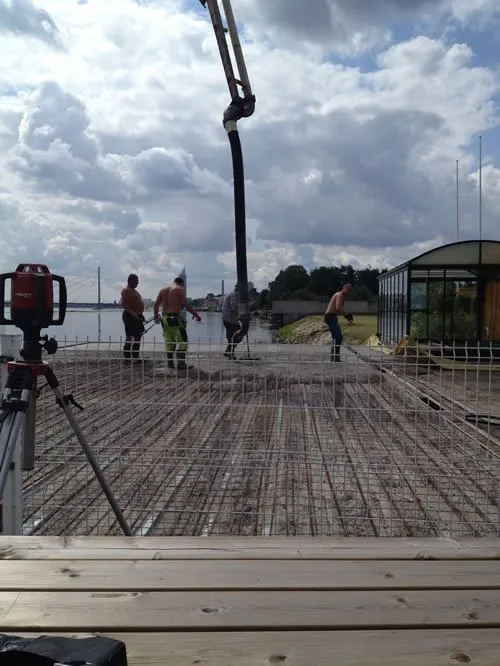 Piestātnes betonešana Ķīpsala - image 1