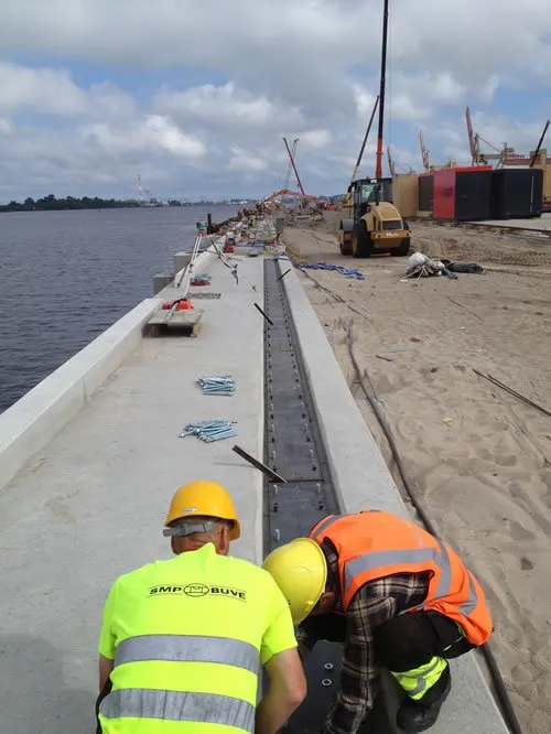 Celtņa sliežu montaža. Rīga Bulk Terminal. Kundziņsala - image 3