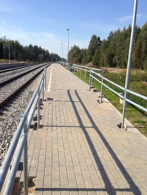 Dzelzceļa stacijas sliežu ceļa izbūve, Alotene - image 1