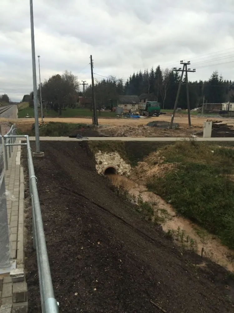 Dzelzceļa stacijas sliežu ceļa izbūve, Alotene - image 12