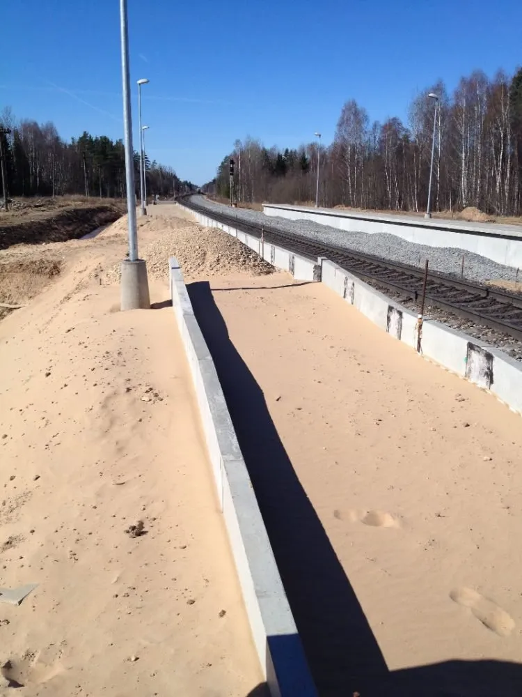 Dzelzceļa stacijas sliežu ceļa izbūve, Alotene - image 3