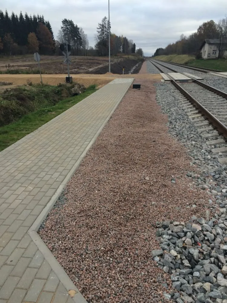 Dzelzceļa stacijas sliežu ceļa izbūve, Alotene - image 4