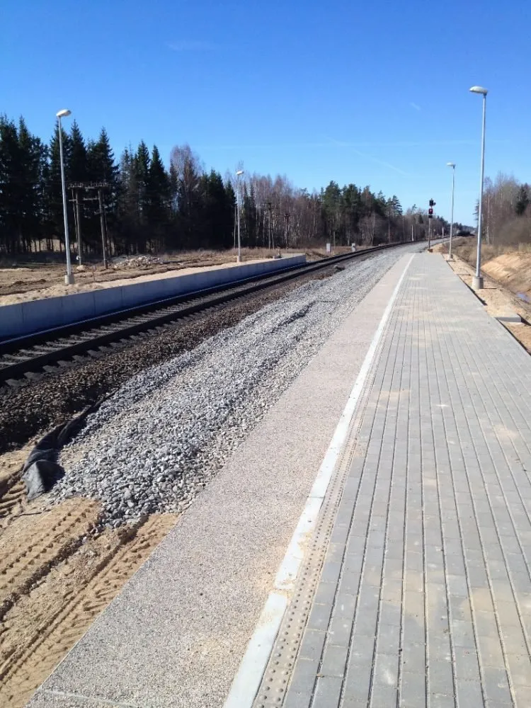 Dzelzceļa stacijas sliežu ceļa izbūve, Alotene - image 9